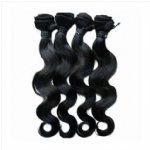 Good quality brazilian natural wave virgin bundle hair weaving